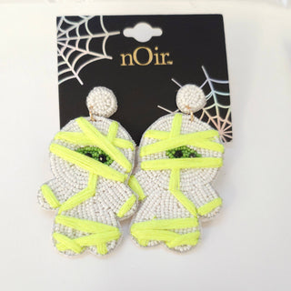 Mummy Seed Bead Earrings