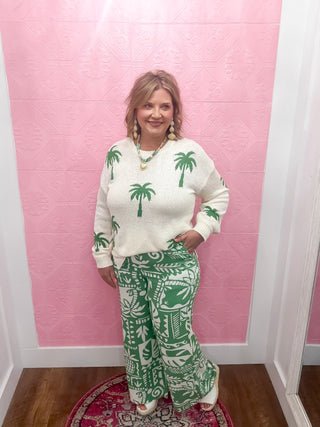 Seabreeze Palms Sweater