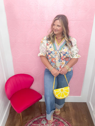 Maggie High Rise Cuffed Jeans