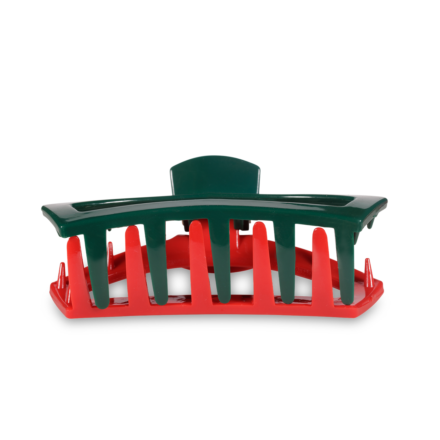 Open Red and Green Large Hair Clip
