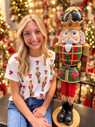 Queen Of Sparkles |  Nutcracker & Bow Tee