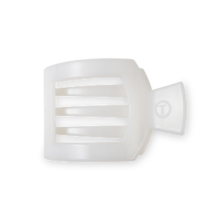 Coconut White Small Flat Square Clip