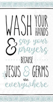 Jesus And Germs Guest Towel Napkins