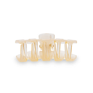Classic Almond Beige Tiny Hair Clip