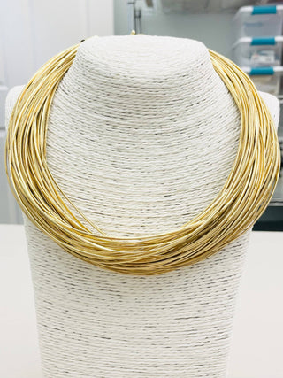 Leatherette Strand Necklace