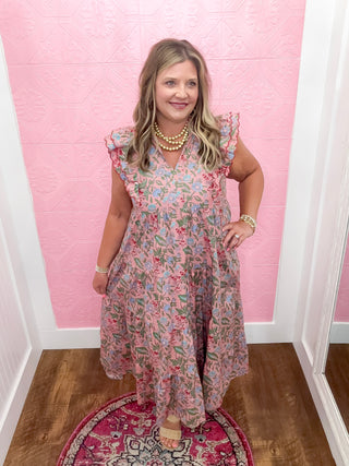 Twirl in the Garden Maxi Dress