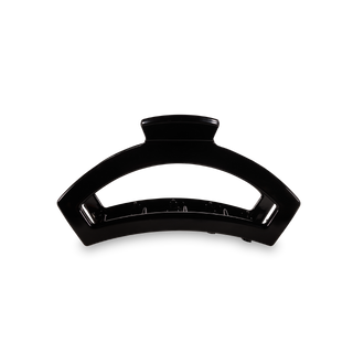 Open Jet Black Small Hair Clip