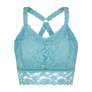 Juliette Lace Bralette | Milky Blue