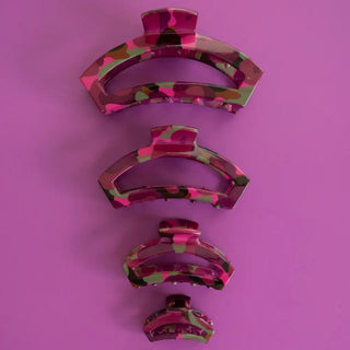 Teleties Garden Glam open hair clips.