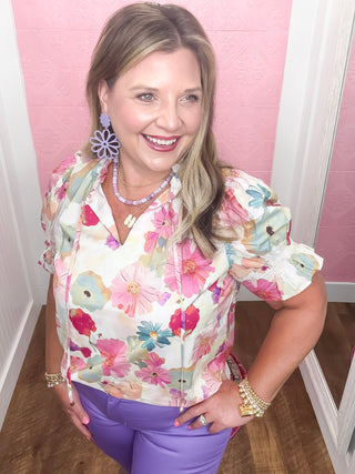 Sweet Flora Blouse