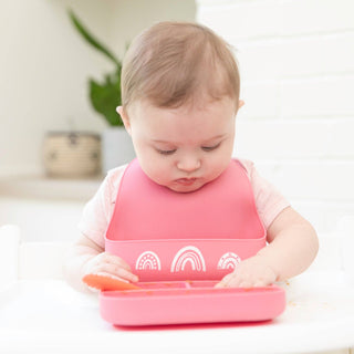 Chasing Rainbows Little Bites Bib