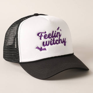 "Feelin Witchy" Halloween Trucker Hat