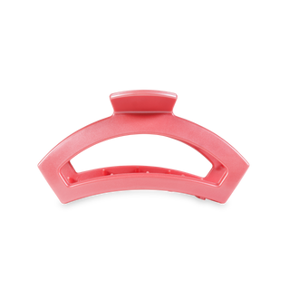 Open Calming Coral Small Hair Clip