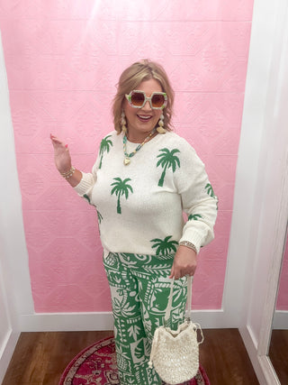 Seabreeze Palms Sweater