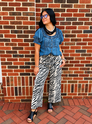 Scallop Safari Pants
