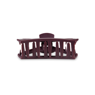 Open Burgundy Bliss Tiny Hair Clip