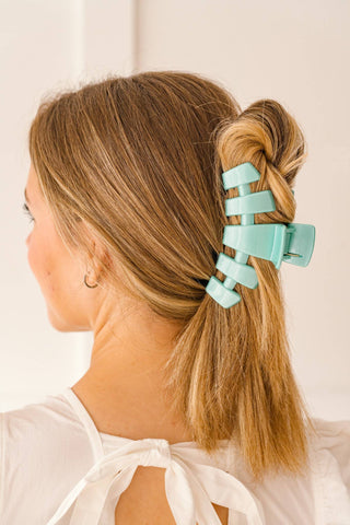 Classic Totally Turquoise Large Hair Clip