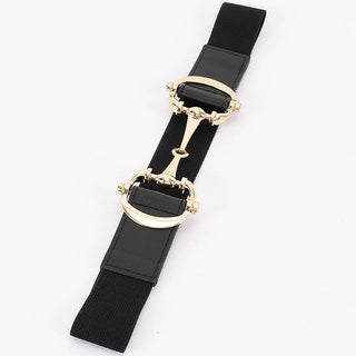 Snaffle Bit Buckle Elastic Belt