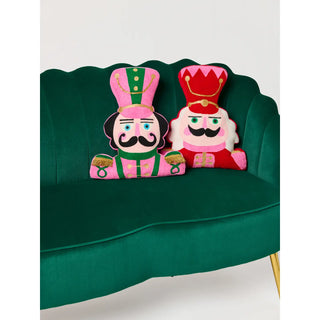 Nutcracker Prince holiday throw pillows.