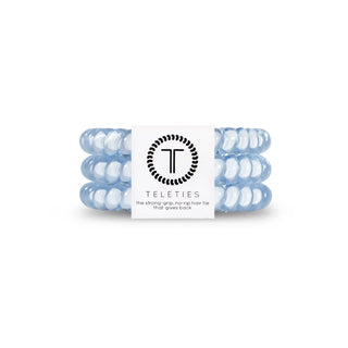 Washed Denim Small Hair Ties