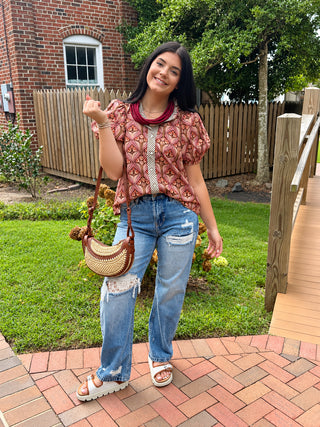 Cinnamon Fields Blouse