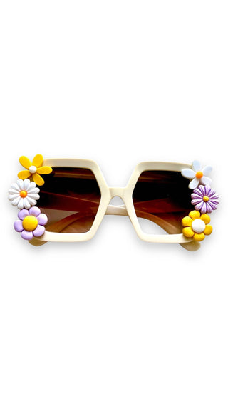 Flower Power Women's Retro Sunglasses