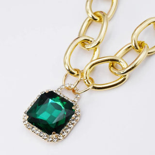 Glamour Chunk Necklace - Gold