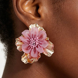 Multi Blossom Petal Earrings