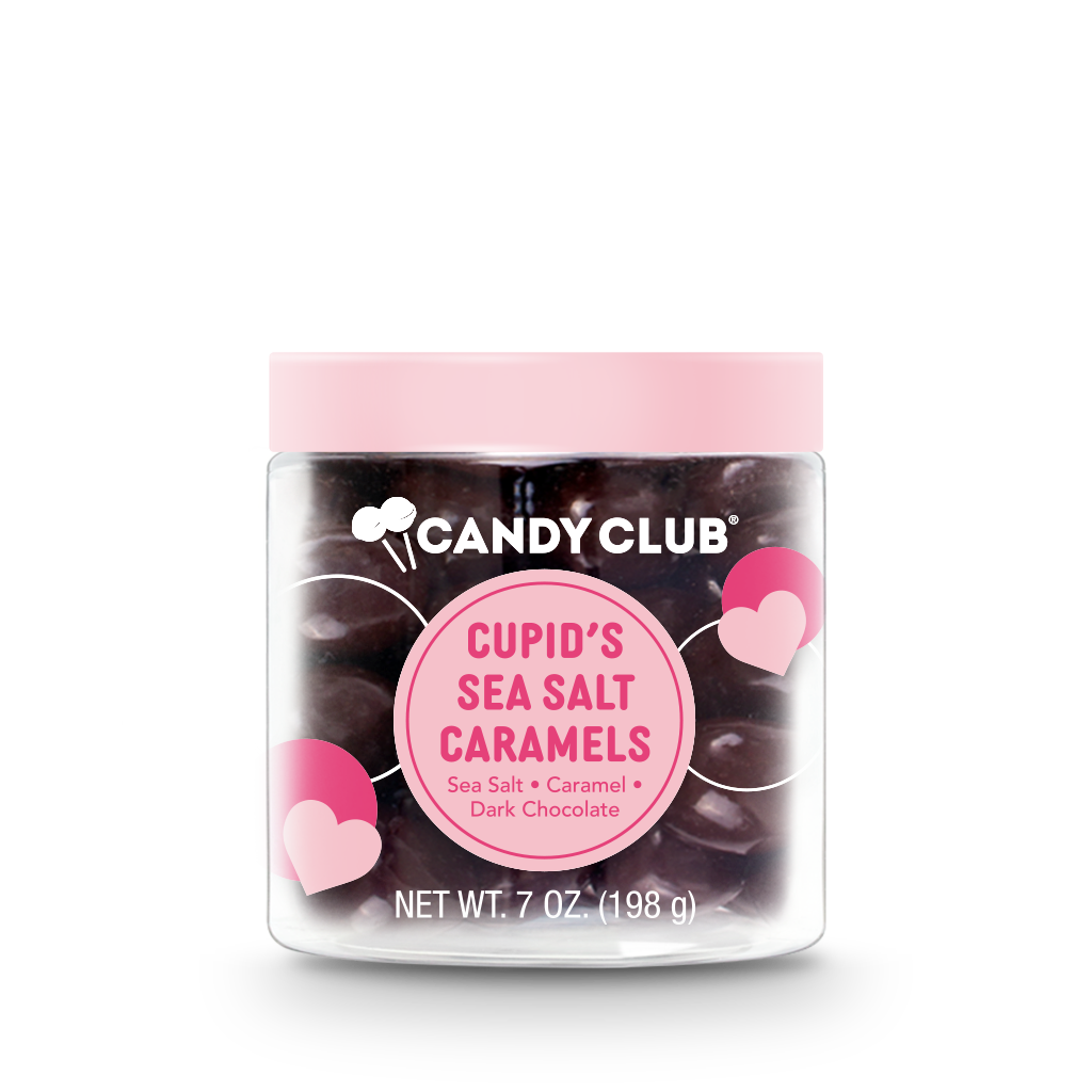 Candy Club Cupid's Sea Salt Caramels Small Cup
