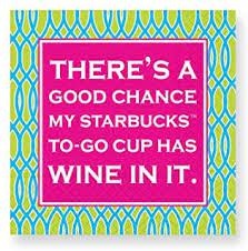 There's A Good Chance Cocktail Napkin