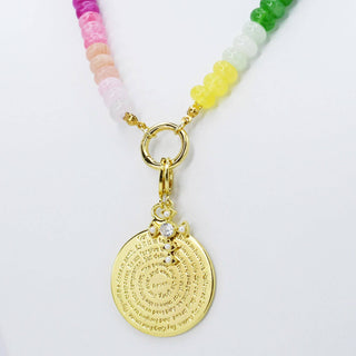 Treasure Jewels | Rainbow Blessings Gemstone Charm Necklace