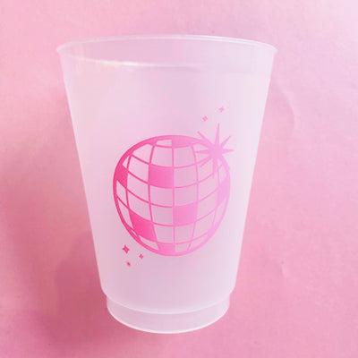 Disco Ball Frosted  Cups