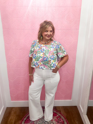 Island Bloom Blouse