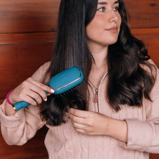 Teleties Detangler Hair Brush | Teal With It