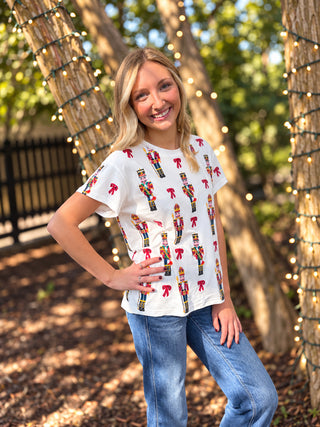 Queen Of Sparkles |  Nutcracker & Bow Tee