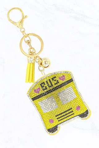 School Bus Keychain