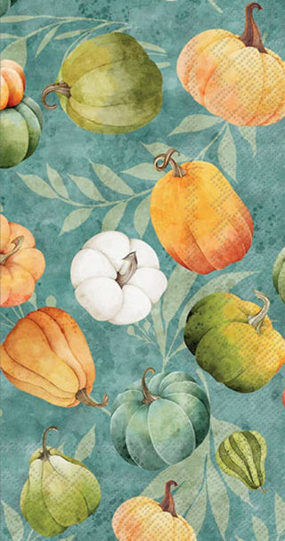 Rolling Pumpkins Paper Guest Towels