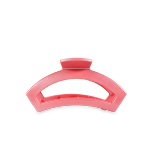 Open Calming Coral Tiny Hair Clip