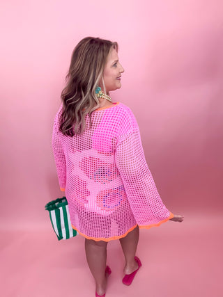 Zuma Swimsuit Cover-Up - Pink
