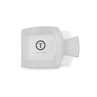 Coconut White Small Flat Square Clip
