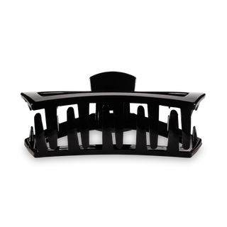 Open Jet Black Small Hair Clip