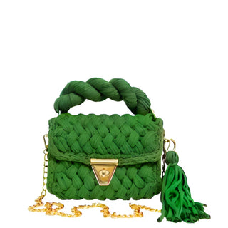 Montego Green Woven Bag