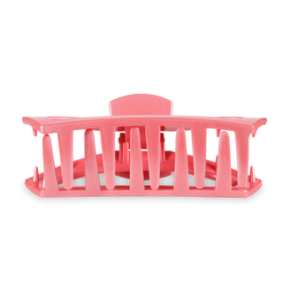 Open Calming Coral Large Hair Clip