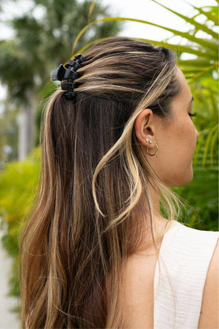 Classic Jet Black Small Hair Clip