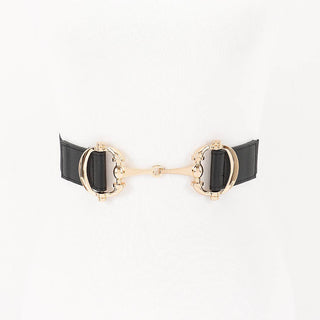 Snaffle Bit Buckle Elastic Belt