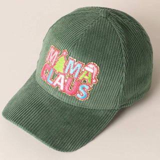 Mama Claus Corduroy Cap