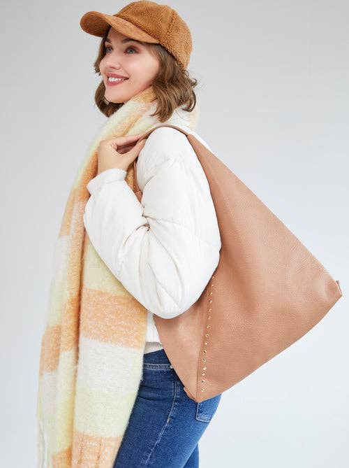 Ryker Tan Hobo Shoulder Bag