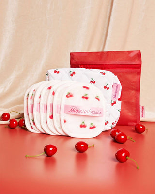 Cherry Crush 7-Day Makeup Eraser Set