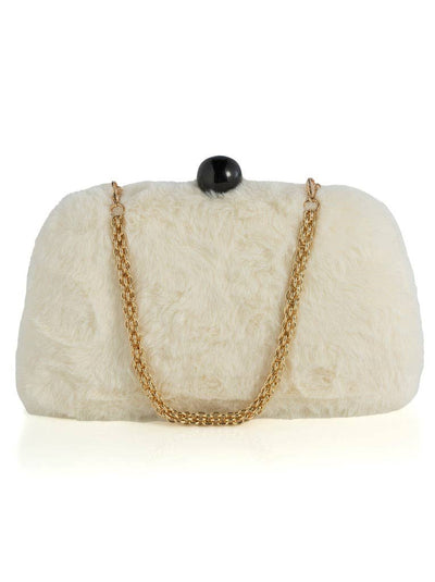 Lana Faux Fir Clutch