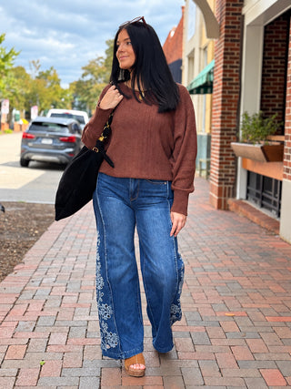 Espresso Elegance Sweater